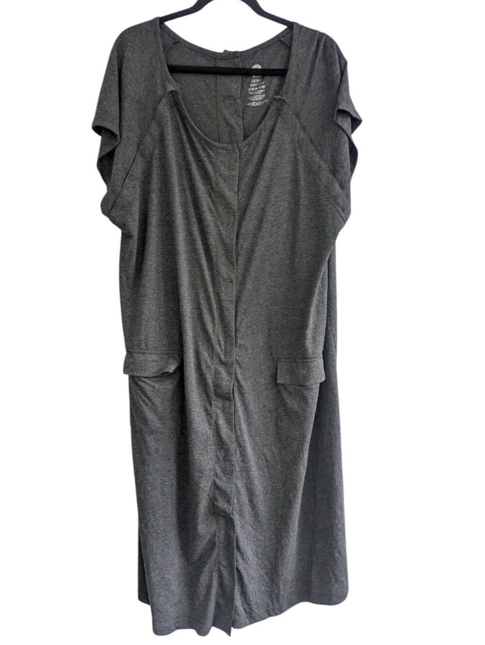Kindred Bravely Gray Universal Labor & Delivery Gown